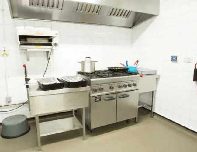 The kitchen prep area at Ashmill care home - Maven Healthcare