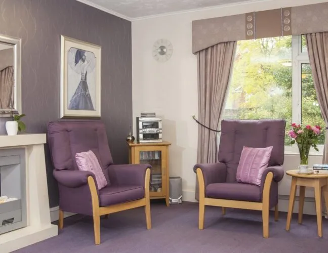 Relaxing living space at North Court care home in Bury St Edmunds - Maven Healthcare