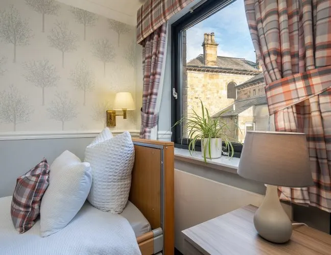 A bedroom in Eastwood Care Home